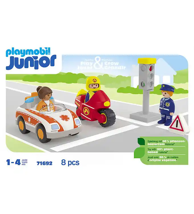 Koop Online Playmobil Junior - Alledaagse helden - 71692 - 8 Onderdelen