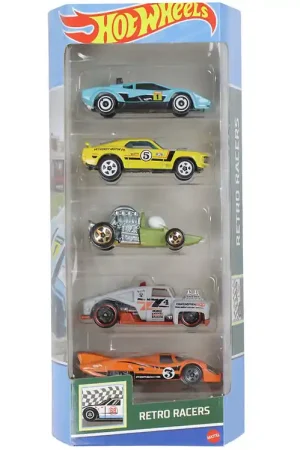 Hot Wheels Auto's - 5-pack - Retro Racers Koopje