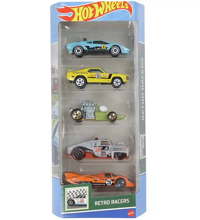 Hot Wheels Auto's - 5-pack - Retro Racers Koopje