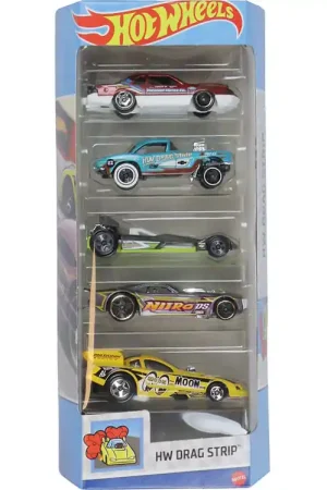 Hot Wheels Auto's - 5-pack - HW-sleepstrip Korting