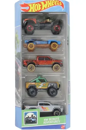 Uitverkoop Hot Wheels Auto's - 5-pack - HW avonturen op afstand