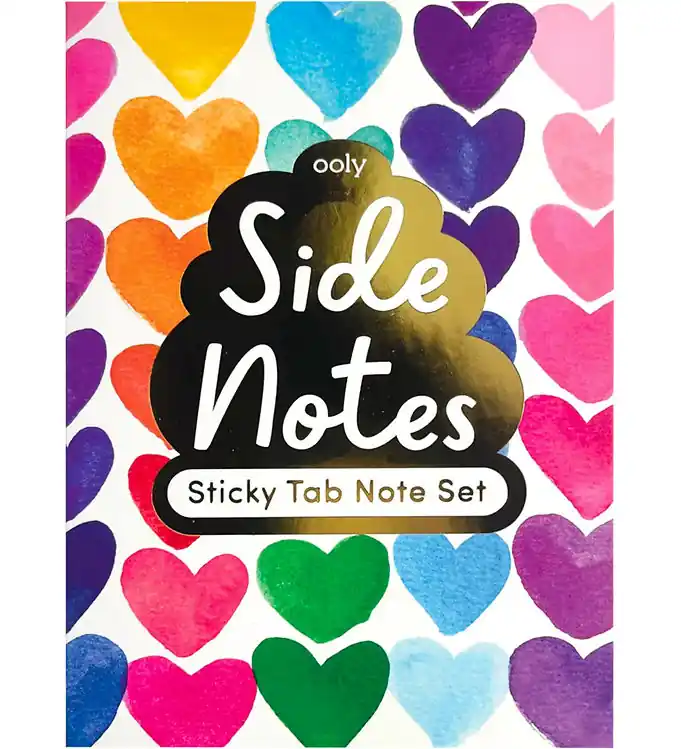 Ooly Plakbriefjes Boek - Kanttekeningen - Rainbow Hearts Meest Verkocht