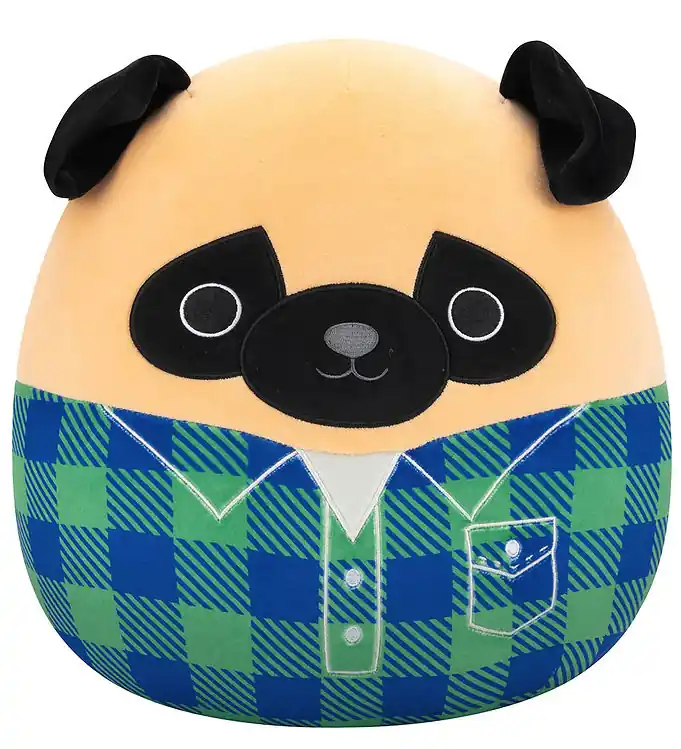 Squishmallows Knuffel - 30 cm - Prins Mopshond Exclusieve Aanbieding