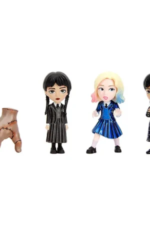 Jada Speelfiguren - 4 stk - Wednesday - 6,5 cm Favoriet