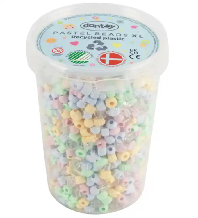 Dantoy Kralen - 1580 stk - Pastel Recycling Veilige Betaling