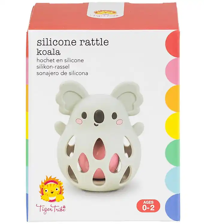 Tijdelijk Beschikbaar Tiger Tribe Rammelaar - Silicone - Koala