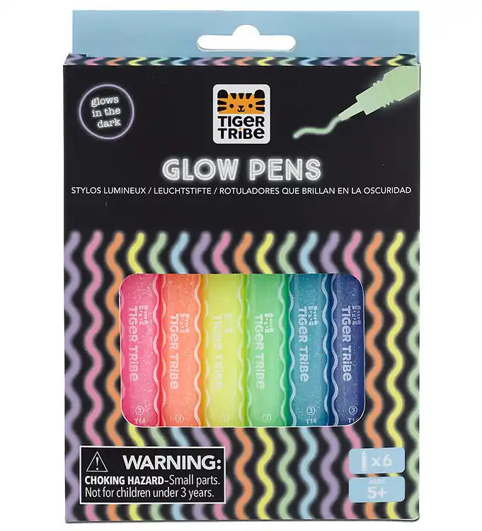 Koop Online Tiger Tribe Tekenset - 6-pack - Glow Pennen