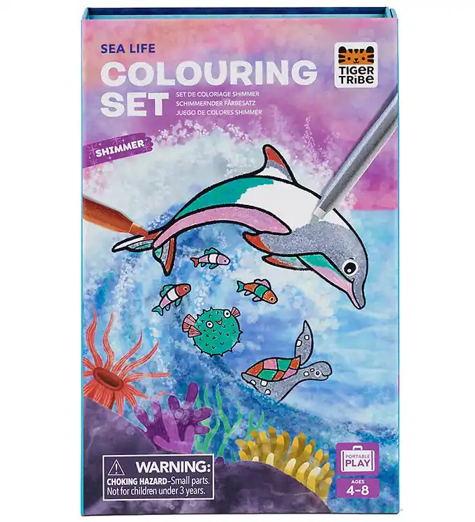 Express Levering Tiger Tribe Tekenset - Shimmer Kleurset - Sea Life