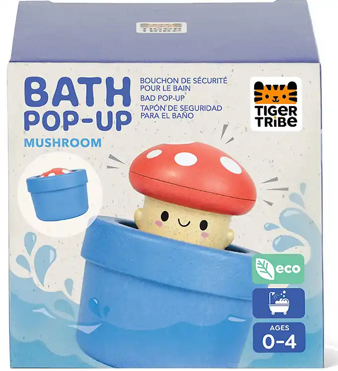 Tiger Tribe Badspeelgoed - Pop-Up - Bioplastic - Paddestoel Merkproduct