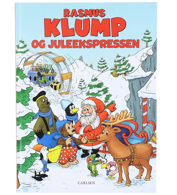 Forlaget Carlsen Boek - Rasmus Klump en de Kerstexpress - Deens Finale Uitverkoop