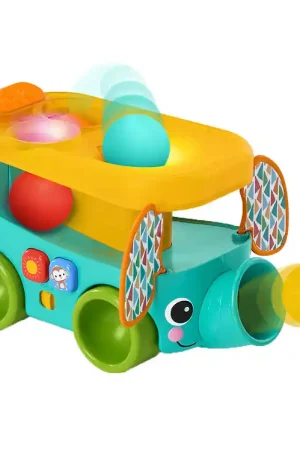 Beperkt Aanbod Bright Starts Activiteitenspeelgoed - Pop & Rol Safari Bus
