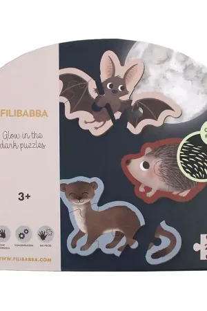 Betrouwbaar Filibabba Puzzel - Lichtgevend - 2-8 Bakstenen - Dieren van het