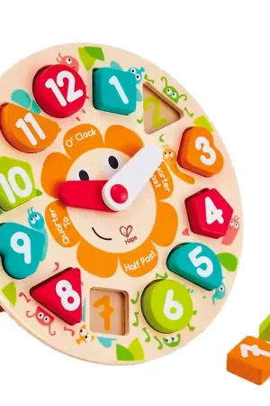 Lage Prijs Hape Activiteitenspeelgoed - Dikke klokpuzzel