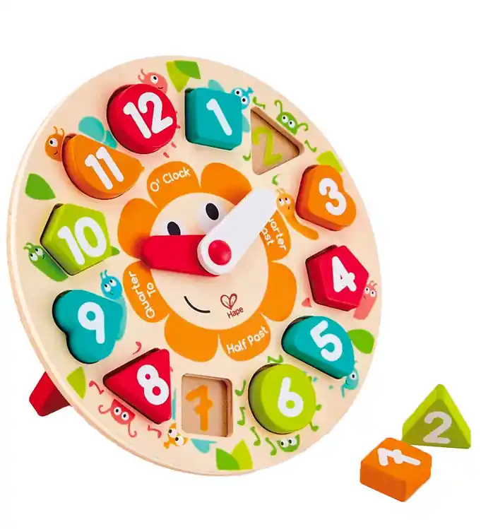 Lage Prijs Hape Activiteitenspeelgoed - Dikke klokpuzzel