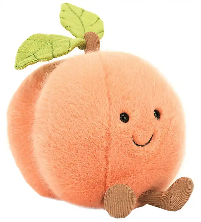 Jellycat Knuffel - 14x11 cm - Amuses Peach Lage Kosten