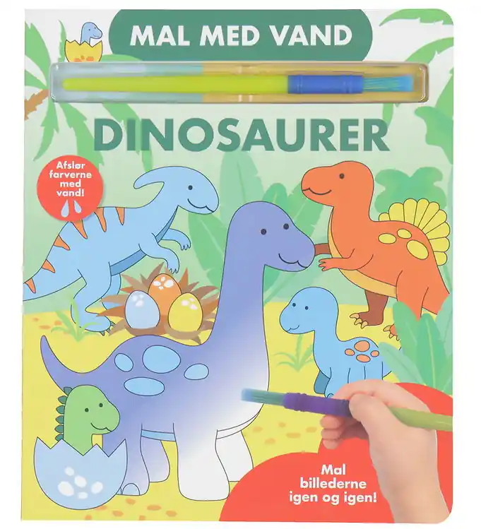 Alvilda Kleurboek - Schilderen met water - Dinosaurussen Gratis Retour