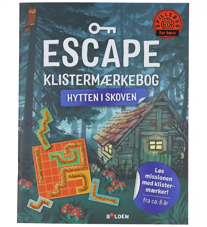 Koop Online Forlaget Bolden Escape Stickerboek: De hut in het bos