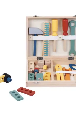 Betaalbaar Kinder and Kids Houten Speelgoed - Gereedschapskist