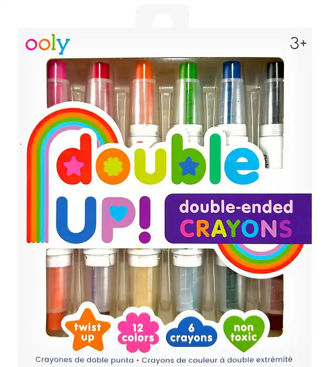 Ooly Kleuren - 6 stk - Double Omhoog krijt Flitsaanbieding