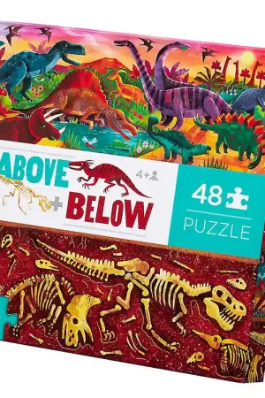 Crocodile Creek Puzzel - 48 Bakstenen - Dinosaur World Weekendaanbieding
