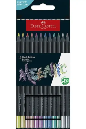 Faber-Castell Kleurpotloden - 12 st. - Metallic Beperkte Voorraad