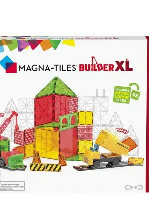 Beperkt Aanbod Magna-Tiles Magneetset - 50 Onderdelen - Bouwer XL + MicroMAGS