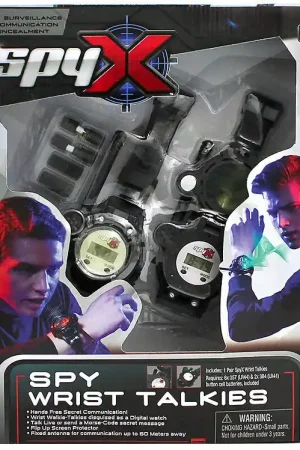 SpyX Walkietalkies - Pols - Zwart Favoriet
