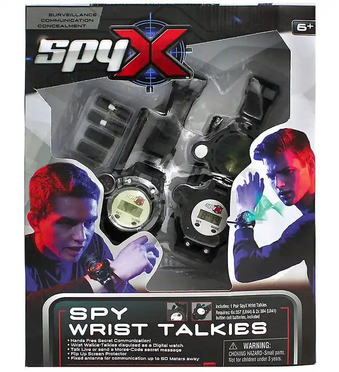SpyX Walkietalkies - Pols - Zwart Favoriet
