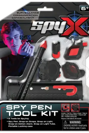 Weekendaanbieding SpyX - Spy Pen-toolkit - Zwart/Rood