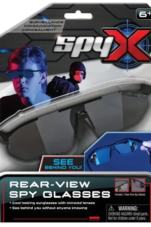 SpyX - Achteruitkijkzonnebril - Zwart Voordeelprijs