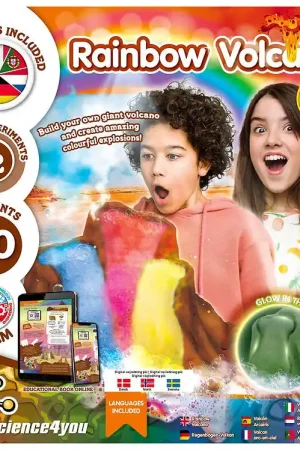 Superprijs Lineex Science4you Set - Rainbow vulkaan
