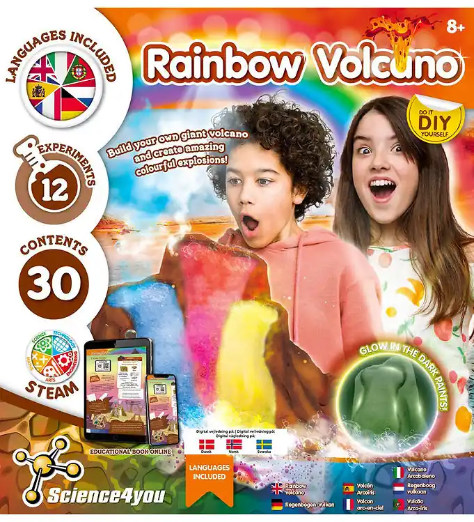 Superprijs Lineex Science4you Set - Rainbow vulkaan