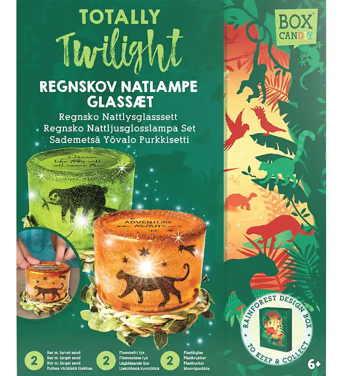 Finale Uitverkoop Box Candiy Creatieve Speelset - Nachtlamp Glazenset - Totaal Twi