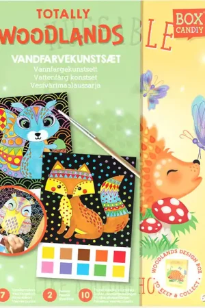 Populair Box Candiy Creatieve Speelset - Aquarel kunstset - Totally Woodl