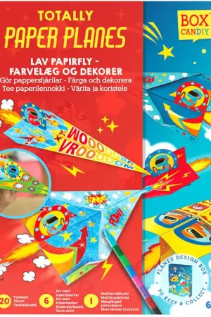 Box Candiy Creatieve Speelset - Papieren vliegtuigjes - Helemaal Direct Verzonden