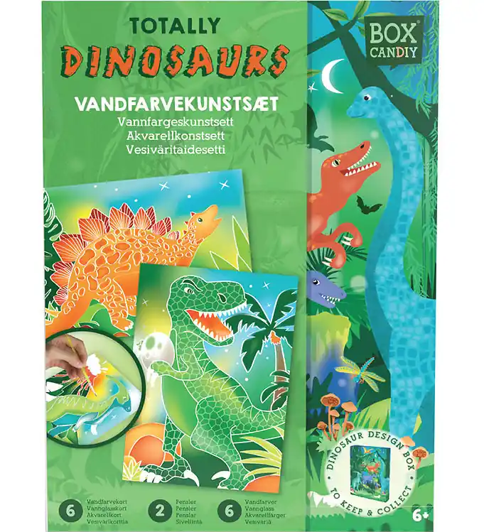 Box Candiy Creatieve Speelset - Aquarel kunstset - Totally Dinos Koop Vandaag