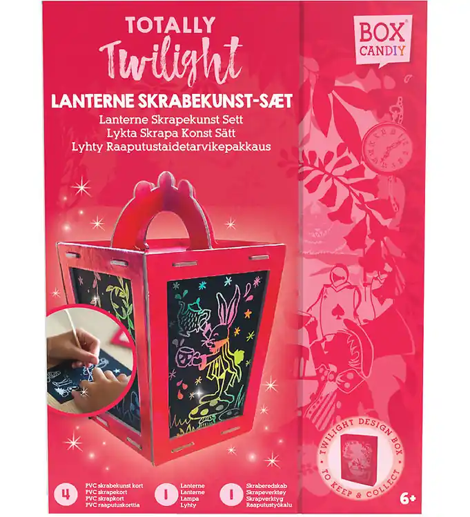 Box Candiy Creatieve Speelset - Lantaarn Kraskunst-Set - Helemaa Favoriet