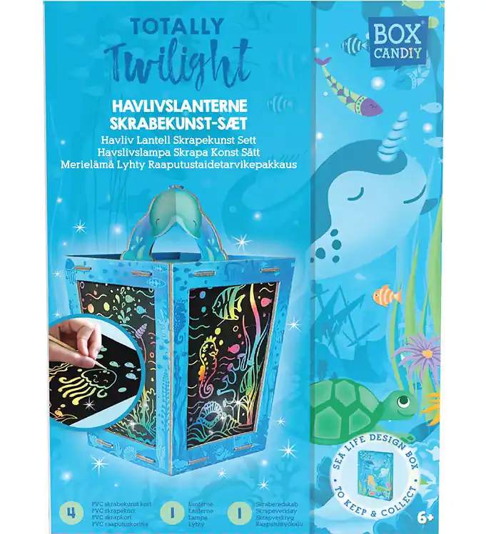 Snelle Levering Box Candiy Creatieve Speelset - Lantaarn Kraskunst-Set - Helemaa