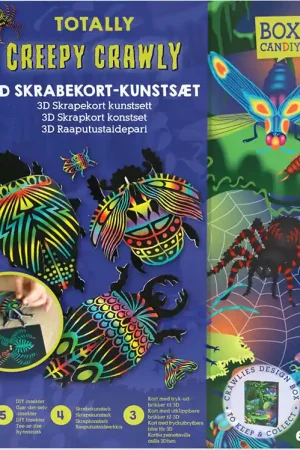 Direct Verzonden Box Candiy Creatieve Speelset - Krasloten 3D - Helemaal Creepy C