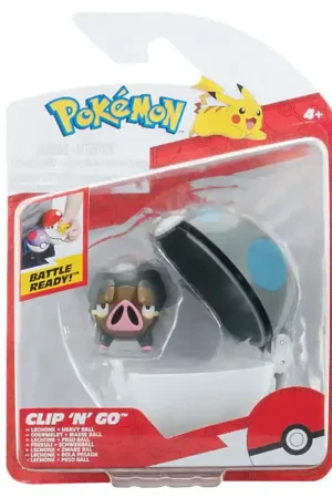 Hete Deal Pokémon Figuur - Clip N Go - Lechonk m. Zware bal