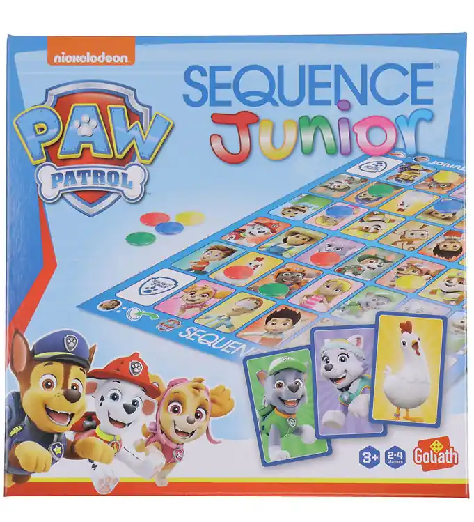 Asmodee - Sequence Bordspel - Sequence Junior Paw Patrol Nordic Gecertificeerd