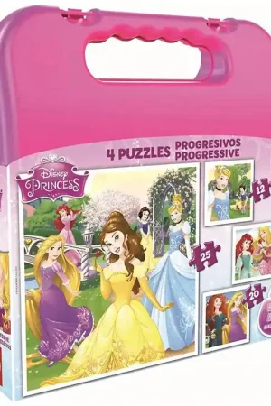 Rechtstreeks Van De Fabrikant Educa Puzzel - 4 Verschillende - Disney Princess