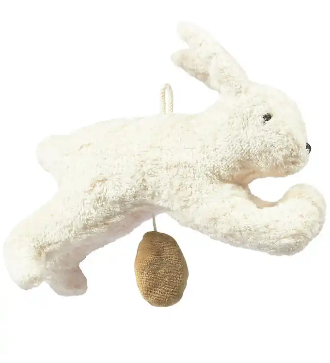 Flitsaanbieding Senger Naturwelt Knuffel m. Muziek - Konijn - 27x13 cm - Off Whi