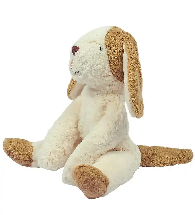 Senger Naturwelt Knuffel - Klein - Hondje - 27 cm - Wit/Beige Finale Uitverkoop