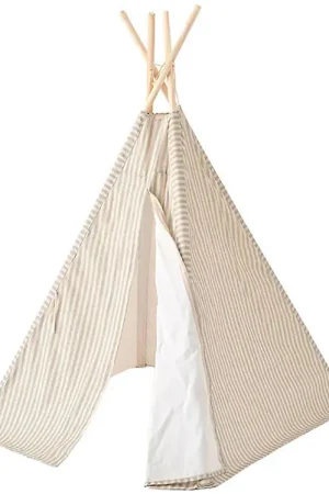 Bestseller Kids Concept Speeltent - Tipi Stripe - Blauw/Wit