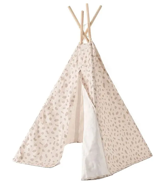 Kids Concept Speeltent - Tipi Dot - Wit/Beige Laatste Versie