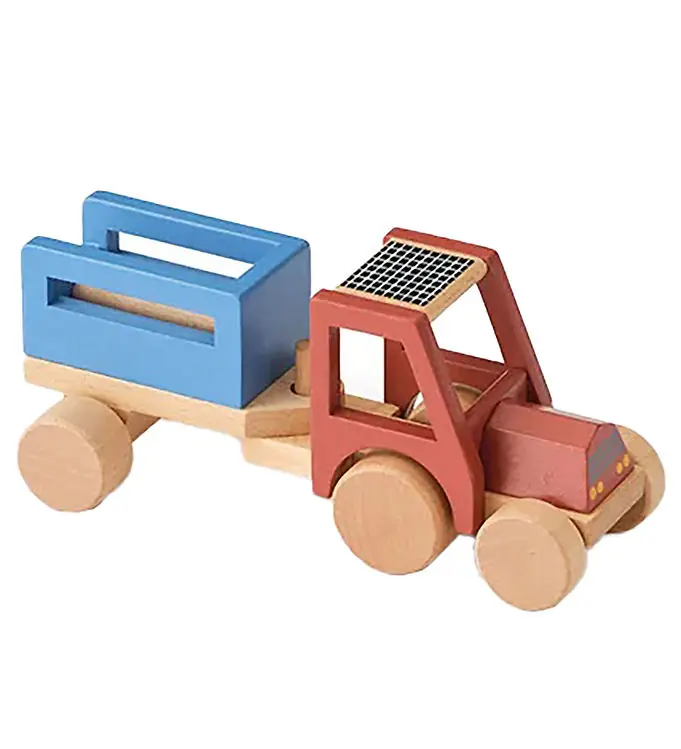 Kids Concept Tractor Aiden - Hout - Kindercentrum Op = Op