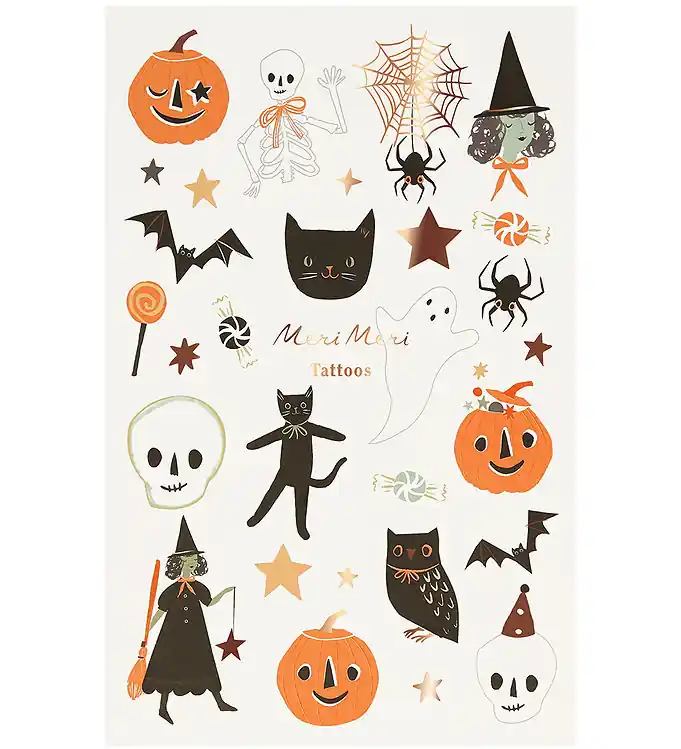 Shop Nu Meri Meri Tattoos - Het is Halloween!