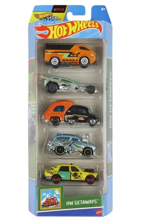 Finale Uitverkoop Hot Wheels Auto's - 5-pack - HW-uitjes