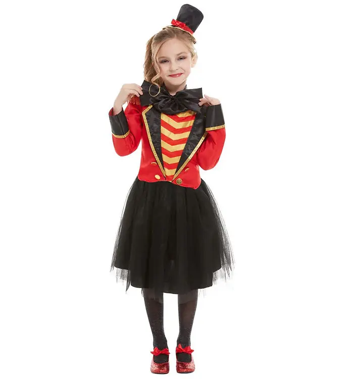 Smiffys Kostuum - Deluxe Ringmaster - Rood/zwart Nieuw